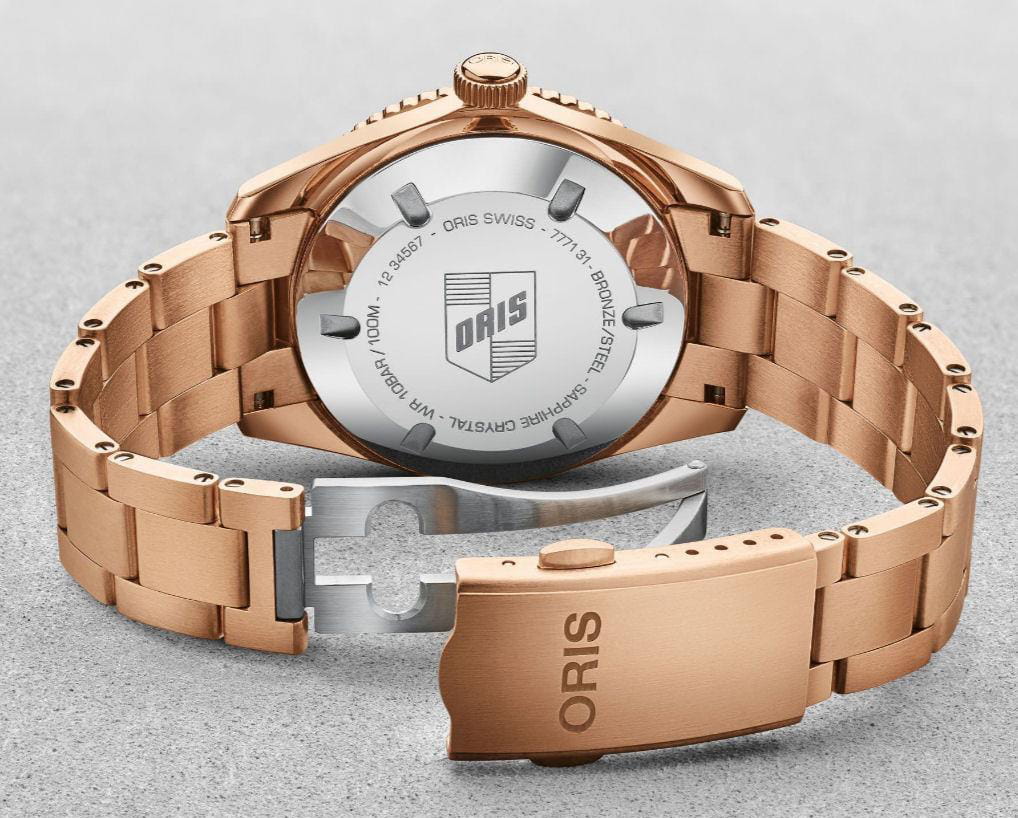 Оригинальные часы Oris Oris Divers Sixty‑Five 'Cotton Candy' 01 733 7771 3157-07 5 19 04BR механические калибр механизма 733 общий вид